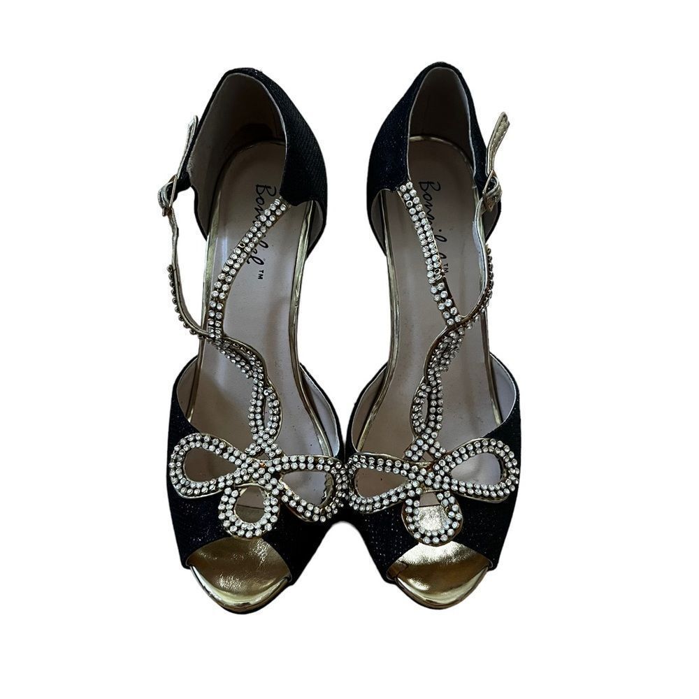 Black Bonnibel Heels Size 8